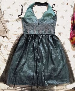 Elegant Halter Neck Party Dress