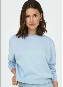 Light Blue Crew Neck Sweatshirt