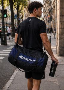 Boldfit Gym Bag with Shaker.