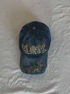 Sparkling Denim Baseball Cap