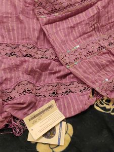 Beautiful Lavender Dupatta with Sequins