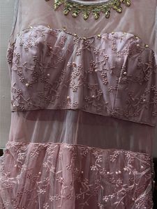 Stunning Pink Embellished Gown