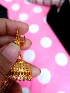 Gold Plated Indian Jewelry Set combo