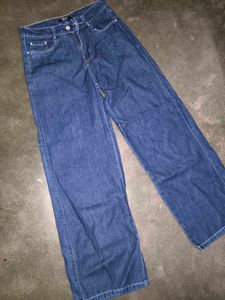 Wide Leg Denim Jeans