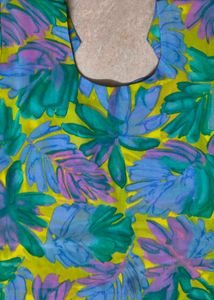 Vibrant Floral Print Dress Material
