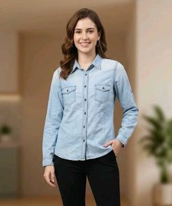 Light Wash Denim Shirt
