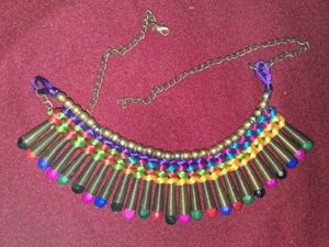 Navratri Necklace + Mobile pouch