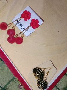 Funky Drop Earrings - Set of 3!