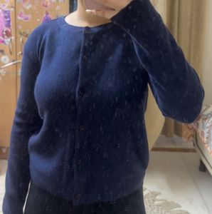 Blue Cardigan