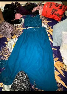 Elegant Teal Kurta Set with Jacket