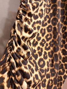 Leopard Print Halter Neck Bodycon Dress