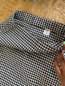 Black &amp; White Mini Skirt
