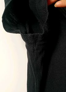 Black Lace Back T-Shirt