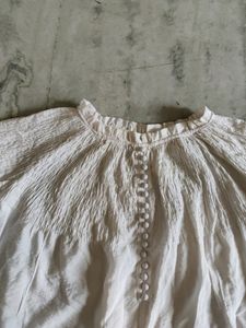 Korean White Top Bust 54 Plus Size