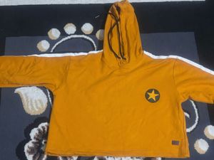Mustard Hoodie with Star Detail