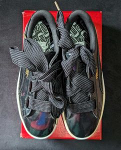Puma Women's 🖤🩶Basket Heart Sneakers🖤🩶