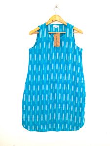 Sky Blue Casual Kurta (Women's)