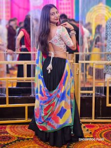 Embroidered Backless Blouse