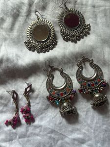 Dangling Jhumka Earrings