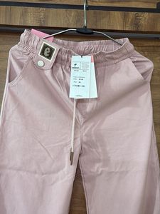 Pink Wide Leg Trousers