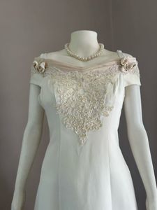 Elegant White Bridal Gown