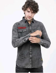 Locomotive Regular Fit Washed Shirt
