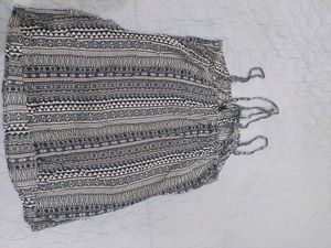 Boho Print Tie-Back Mini Dress
