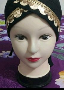Embellished Black Turban