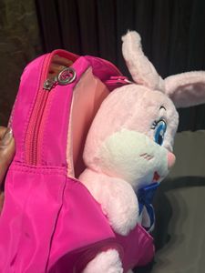 Cute Pink Bunny Backpack