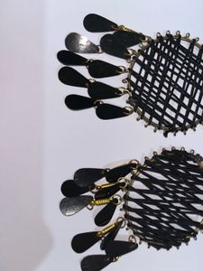Black Tassel Earrings