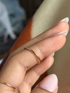 Palmonas Dainty Diamond Band Ring