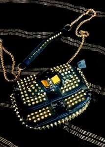 Black Studded Sling Bag 🖤👛