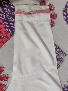 Embroidered Cream Kurta