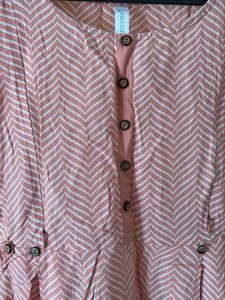 Pretty Peach Printed Kurta maternity wear/daily we