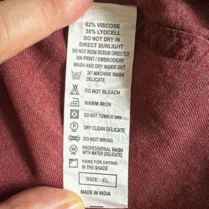 United Colors of Benetton Burgundy Shirt