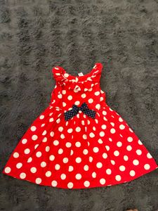 Adorable Red Polka Dot Dress