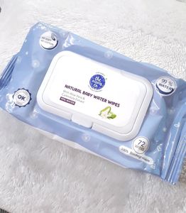 The Moms Co. Natural 99% Water Baby Wipes l Preven
