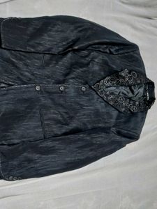 Unisex Embroidered Wedding Coat