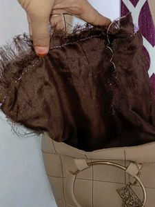 stylish original pu leather sling bag little flaws