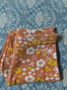 Floral Print Wide Leg Pants