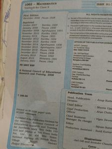 NCERT Mathematics Textbook Class X