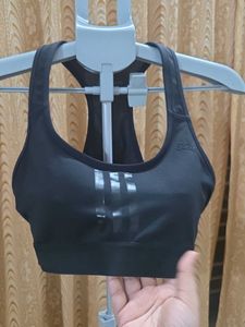 Adidas Sports Bra with 3-Stripes