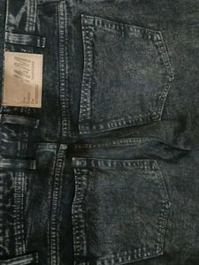 Stylish Washed Black Jeans
