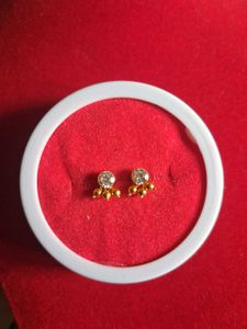 Elegant Gold Stud Earrings
