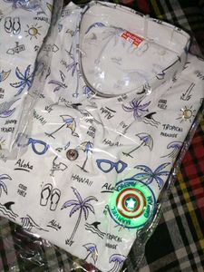 Men's Tropical Print Casual Shirt