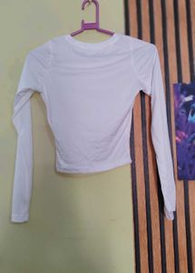 Basic White Long Sleeve Top