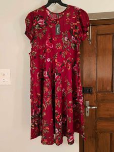 Floral Print Fit & Flare Dress