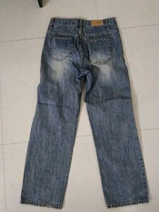 Distressed Blue Denim Jeans