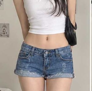 Low waist women's Denim Shorts