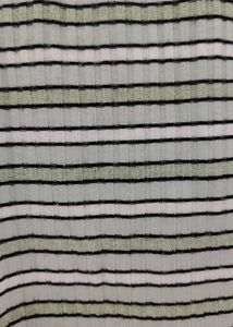 Striped Ribbed Cropped Top